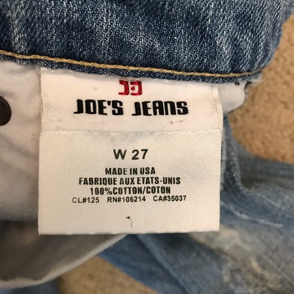 Joes Distressed Denim Blue Jeans Havens Retro 1971 Womens Waist 27 US Size 4 y2k - Picture 4 of 14